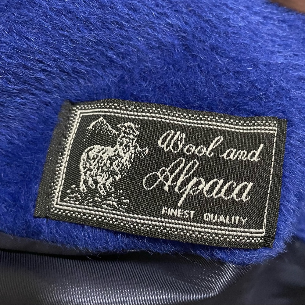 Teresa Tardia (Italy) Coat Wool Alpaka Pockets Button Size Large - Picture 4 of 12